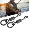 60 stk Universale Svivelkoblinger Spinner Svivler Enkeltkrok Hurtigskift Karpefiske Utstyr Tilbehør