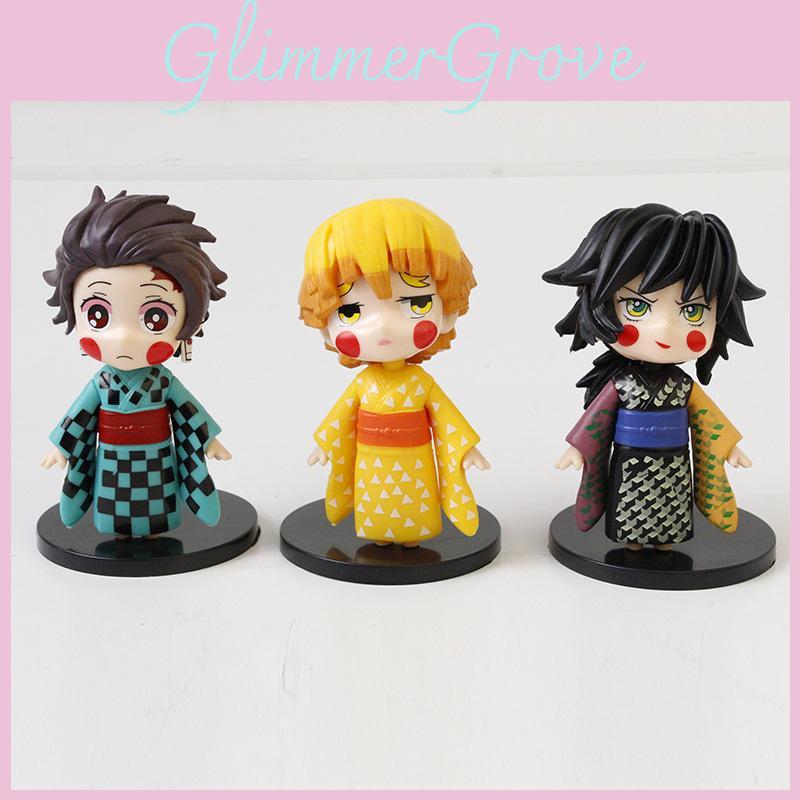 Kimetsu Slayer Demon No Yaiba Kimono Style Kamado Tanjirou Toy Model Ornament