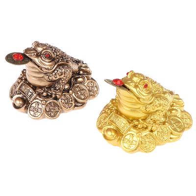 1 pezzo delicato decorazione per casa e ufficio regalo portafortuna cinese fortuna rana Feng Shui rospo dei soldi