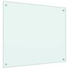 Vidaxl Panel Ochronny Do Kuchni, Biały, 70X60 Cm, Szkło Hartowane