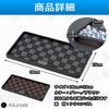 Ailunate Car Mat for Smartphones on Silicone Brown Non-Slip Mat, Anti-Slip Dashboard, Rubber,