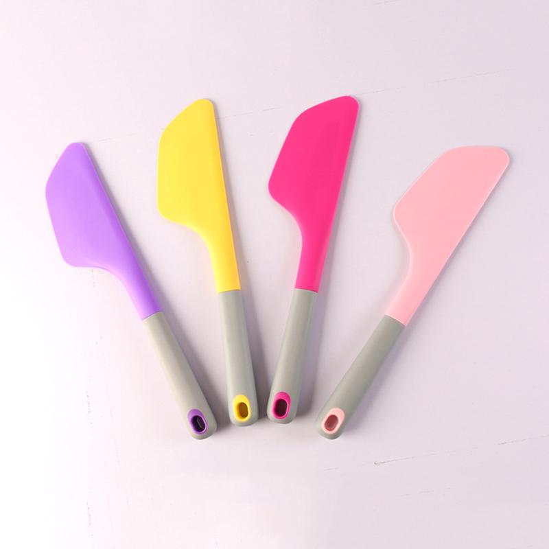 Cake Scraper Silicone High Temperature Resistant Stirring Knife Kitchen Butter Mixer Baking Spatula Tools Baking  Accessories
