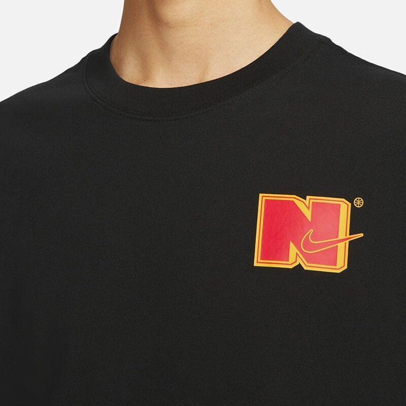 Nike T Shirts Men's Black Crew Neck Moderate DZ2684-010