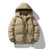 Short bread clothes hooded warm thickened casual jacket male couple