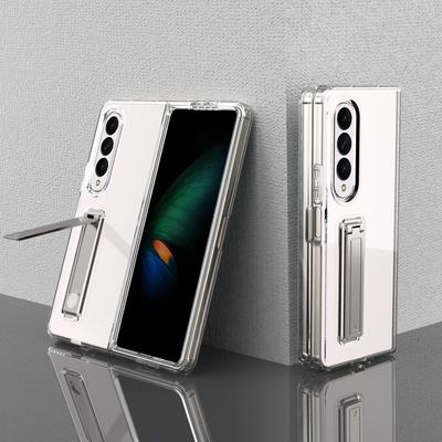 Nový model je vhodný pre puzdro na mobilný telefón Samsung Z FOLD4, priehľadné, proti pádu, plne obopínajúce, skladacie, TPU puzdro na mobilný telefón, mäkké puzdro