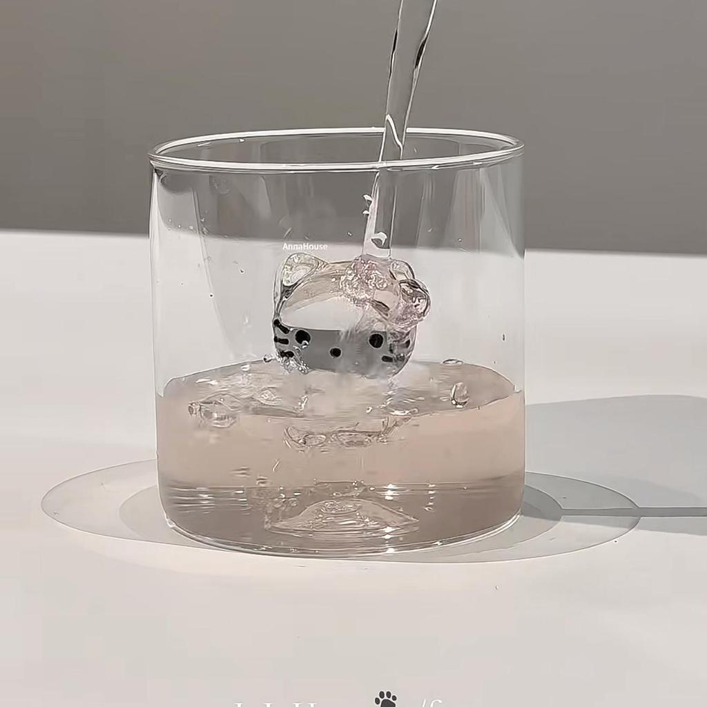 Tazza da Latte in Vetro Creativa 3D Albero di Natale Resistente al Calore