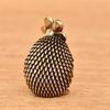 Brass Hedgehog Sculpture Miniature Animal Figurine Antique Metal Ornament Lucky Fengshuis Statue Desktop Decors Gift