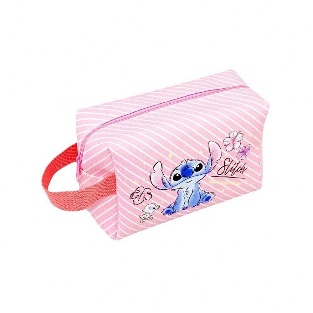 

MINISO Каваї Новий Аніме Косметичка Стіч Ліло і Стіч Мультяшна Велика Місткість Сумка для Макіяжу Дівчина Жінка Портативна Сумочка Подарунки
