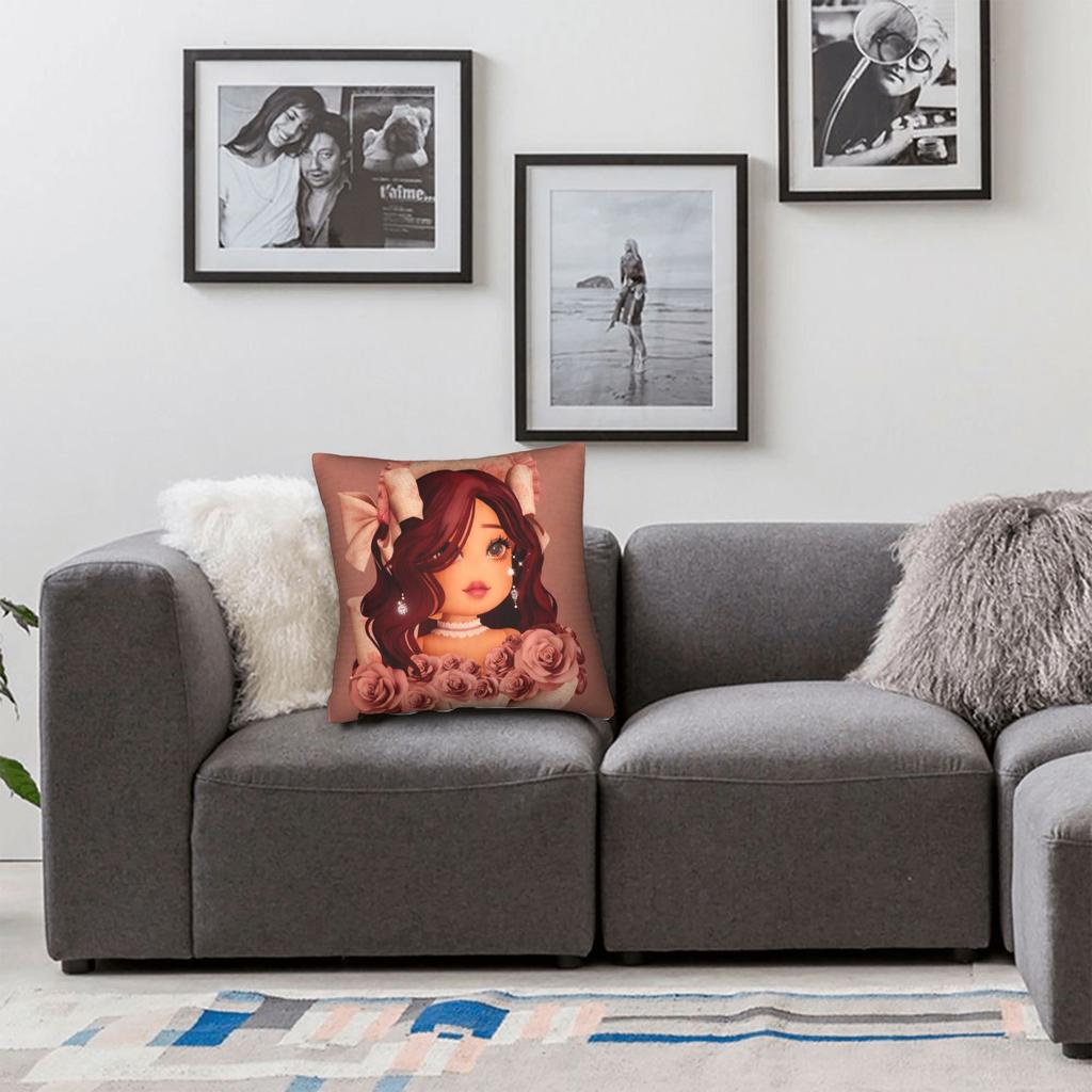 Girls Game Royale High Pillow Cover Graphic Cushion Cover Morden Pillow Case For Office Car Home Decor