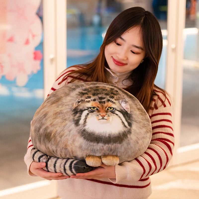 

Cute Pallas Cat Plush Body Pillow - Ideal designed for Cute And Charming Throw Pillows designed for Pets Lovers