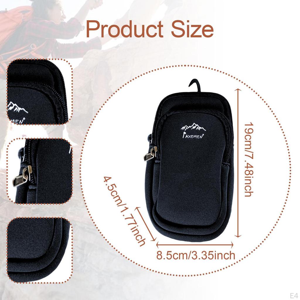 Rucksack Handyhalter Zubehörtasche für Radfahren Trekking Wandern