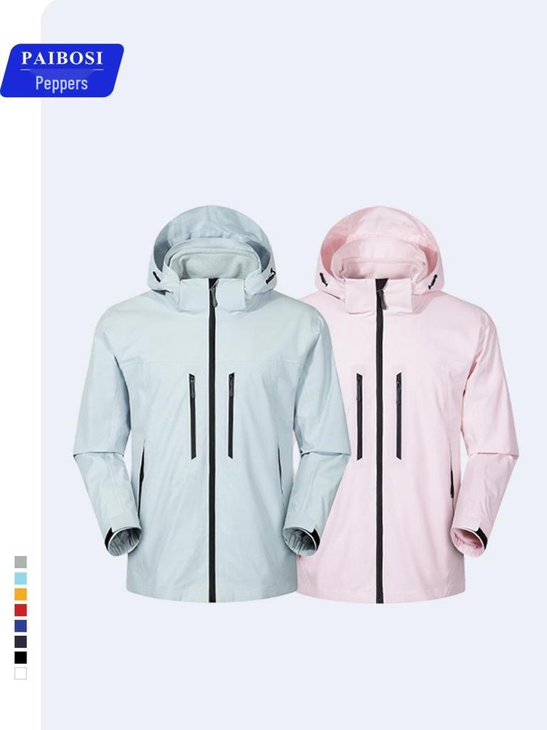 Zestaw roboczych kurtek wiatroszczelnych z podszewką polarową - Unisex