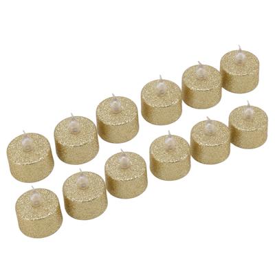 LED Candle Light Flameless Battery Operated Decorative Electronic Tea Light for Christmas Wedding 12pcs