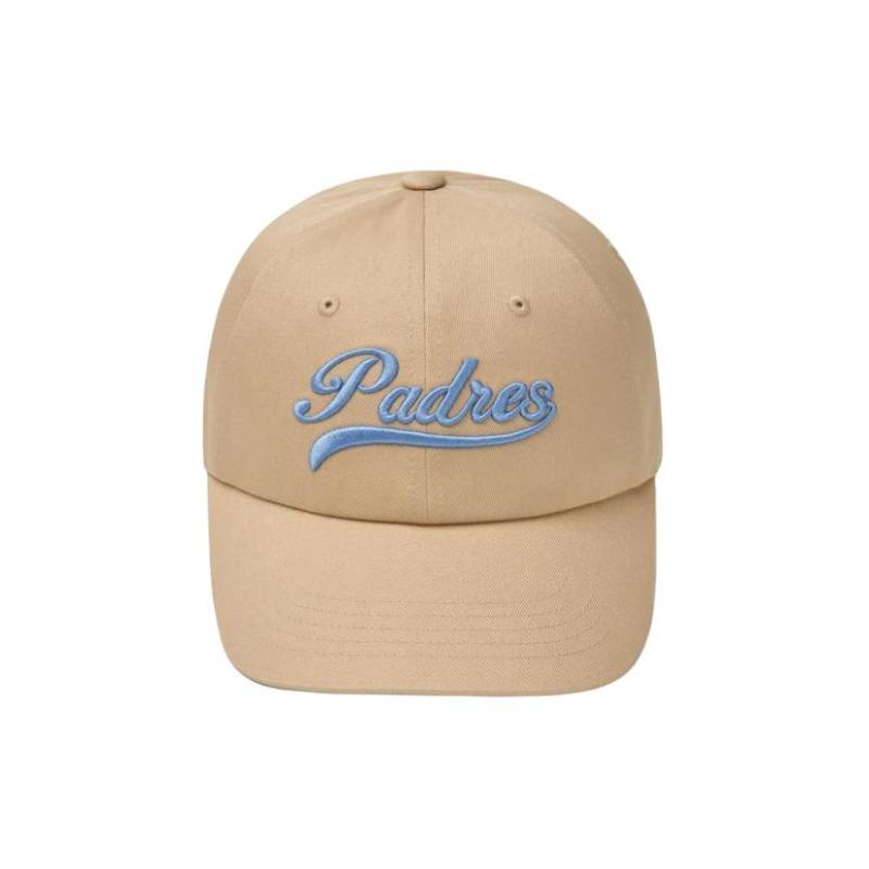 MLB Cotton Polyester Baseball Caps Unisex Brown Fashion 3ACPVL34N13BGL