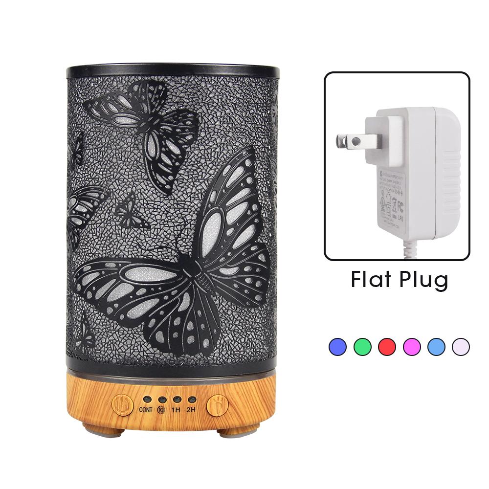 100ml Humidifiers Cool Mist Top Fill Essential Oil Diffuser for Bedroom Large Room Home Baby Nursery and Plants with Nightlight