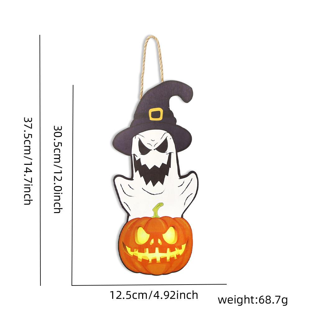 

Wooden Halloween Unique Plaques With Creepy Skull And Ghost Designs For Events Festive Ghost Pumpkin
