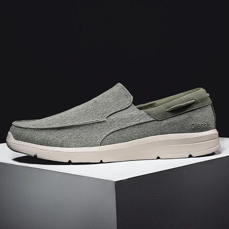 Fashion Loafers For Men Shoes New Canvas Shoes Classic Leisure Shoes Comfortable Breathable Sneakers For Men Loafers