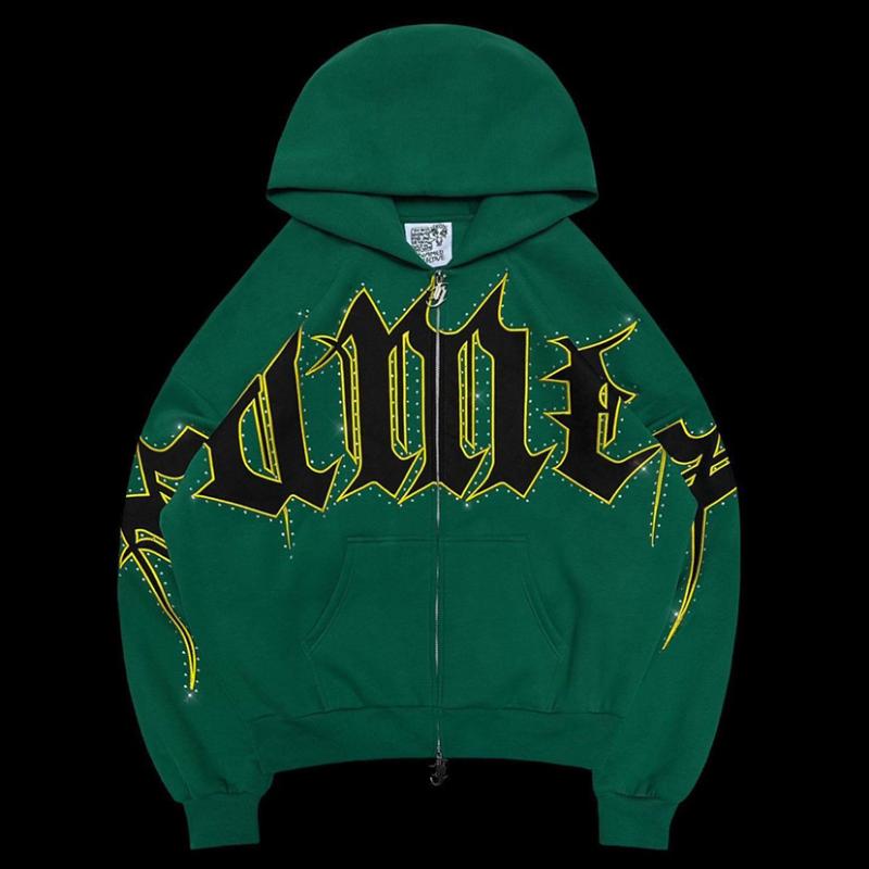 Autumn/Winter Y2K Street Trendy Cool Letter Printed Fashion Long Sleeve Warm Hoodie