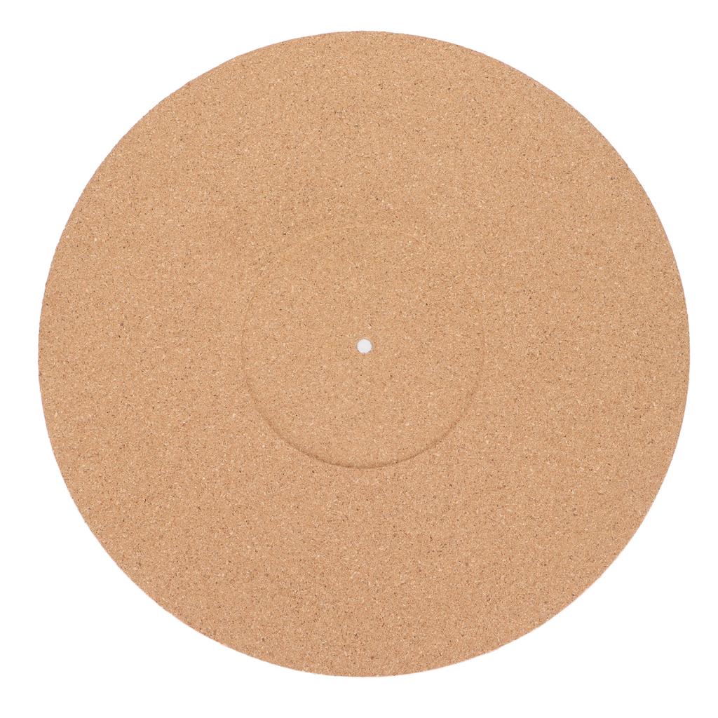 Turntable Anti Static Cork Mat Retro Non Slip High Fidelity Turntable Cork Slipmat for 12in LP