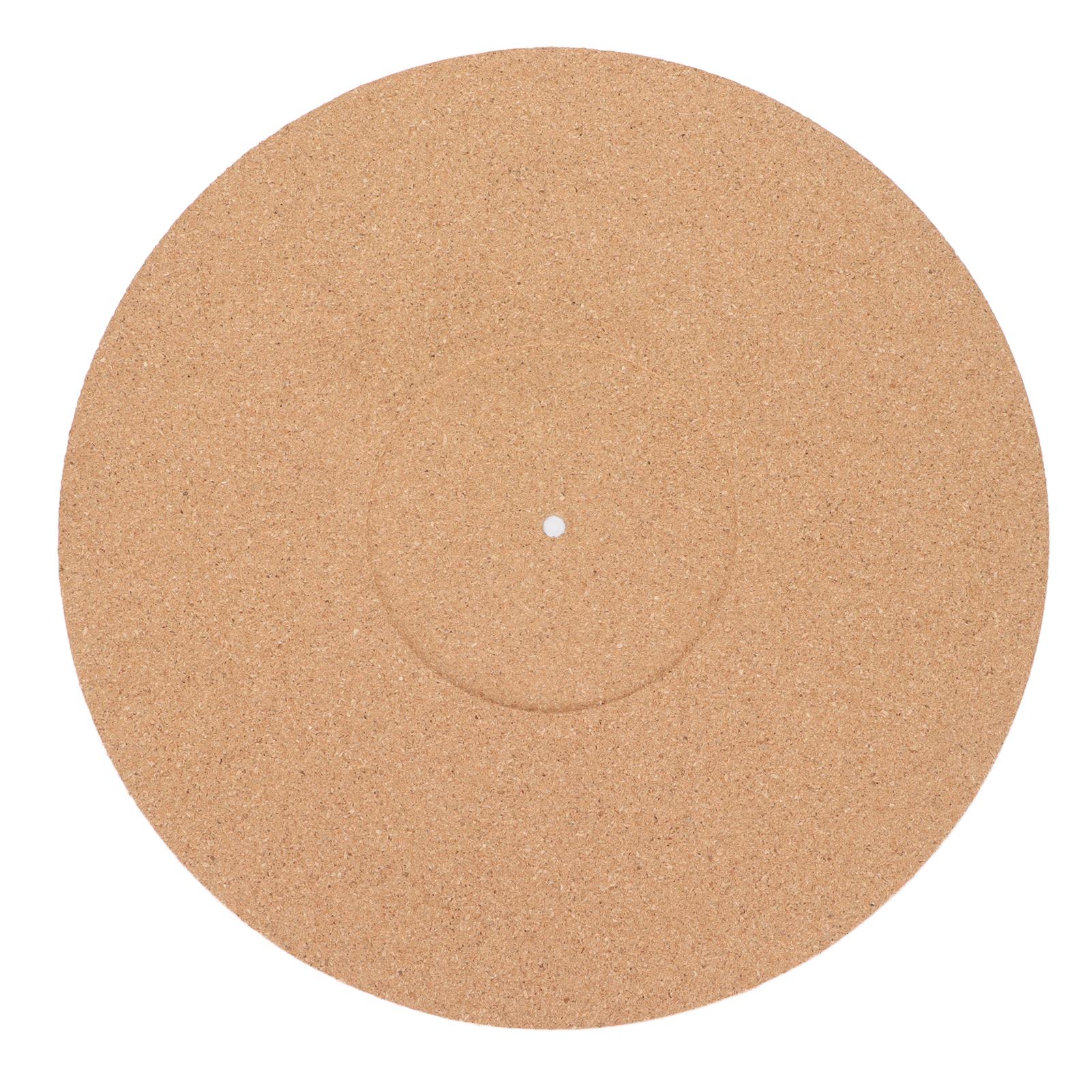 

Turntable Anti Static Cork Mat Retro Non Slip High Fidelity Turntable Cork Slipmat for 12in LP