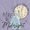 Cinderella Womens/Ladies Here Till Midnight New Years Eve T-Shirt