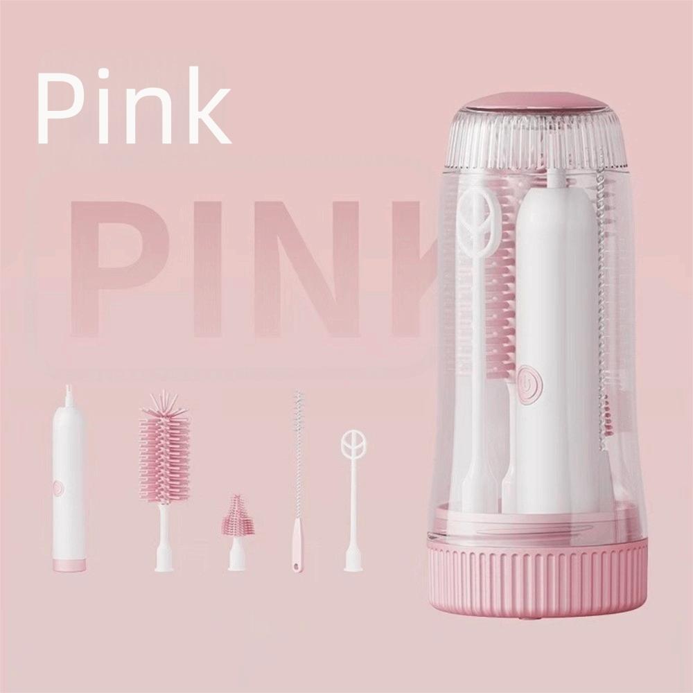 UV Sterilization Electric Bottle Cleaning Brush Set 6-In-1 Cleaning Brush for 1500mAh Infant