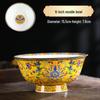 Ceramic Chinese Style Rice and Noodle Bowl Set with Enamel Color