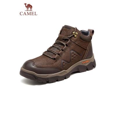 Camel Men's Wool-Lined Leather Hiking & Casual Shoes