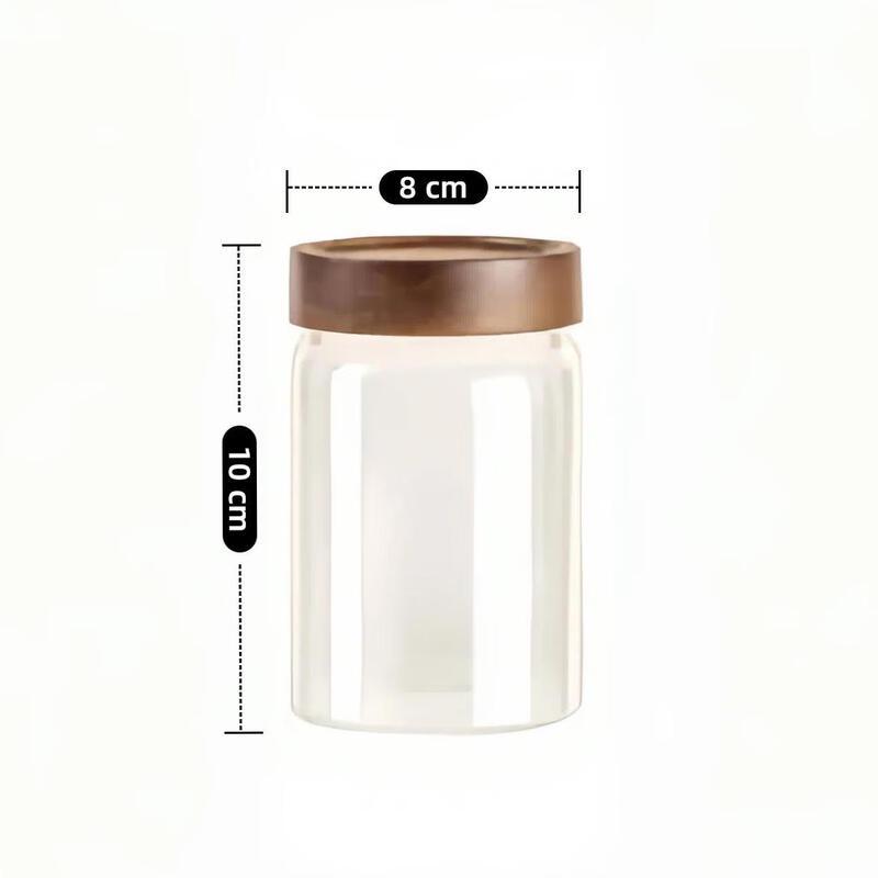 ZISIZ High Borosilicate Glass Storage Jars