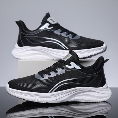 Kalter Stick Bequeme Herrenschuhe Langlebig Mode Leicht Atmungsaktiv Lässige Einzelne Schuhe Low Top Schnürschuhe Herren-Sneaker