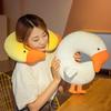 1pc 35cm Lovely Neck Pillow Stuffed Big White Goose U Shape Plush Toy Office Nap Cute Simulation Animal Toys Gift