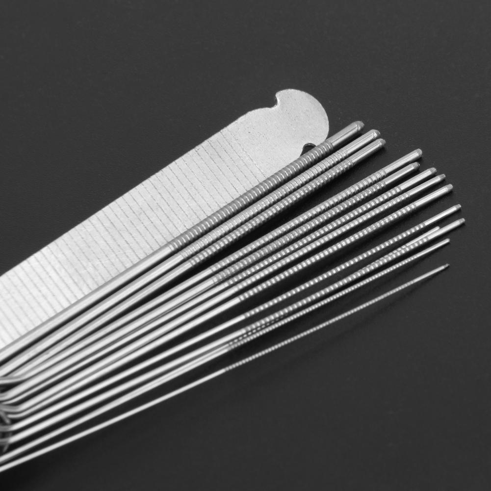 Professional Guitar Nut Slotting File Kit Stainless Steel Saw Rods Slot Filing Set DIY Guitar Repair Tools Music Accessories
