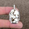 Wild Horse Gemstone Handmade 925 Sterling Silver Jewelry Pendant 1.77" KKG-369