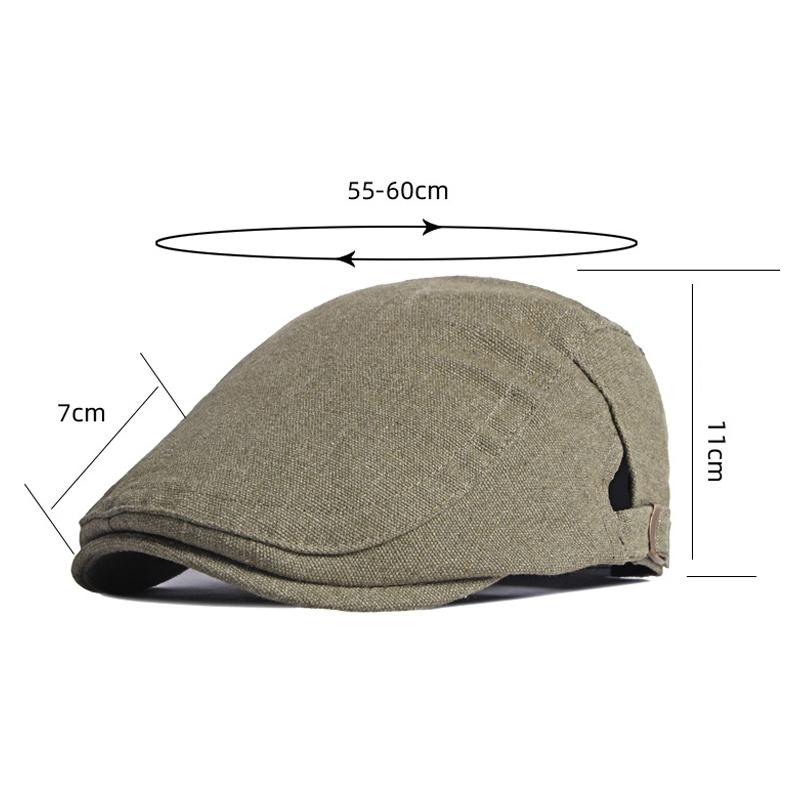 Bavlněný klobouk Pánský baret Jaro Podzim Britské Retro Newsboy Kšiltovky pro muže Klobouk Ivy Plochá kšiltovka Gatsby Painters Klobouky Gorro Hombre Boina