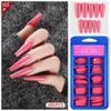 100pcs Long Fake Nails Full Cover False Nail Coffin Tips Ballerina Art Manicure