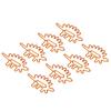 100pcs Paper Clips Portable Mini Cute Dinosaur Shape Electroplated Metal Paperclips for Office File 