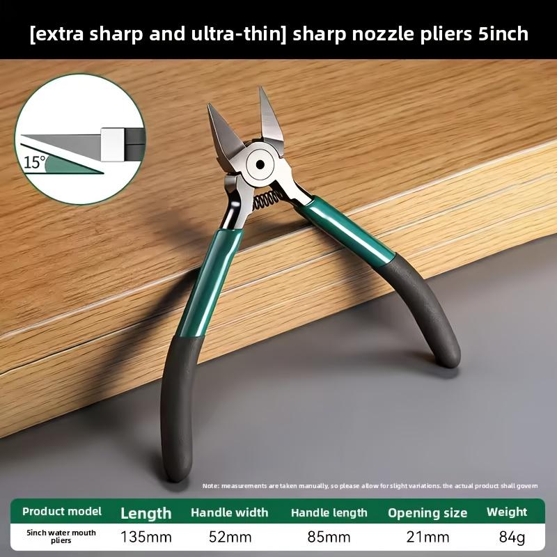 Industrial Wire Cutting Tool with Tapered Tip Design Side Cutter Clippers for Delicate Electrical Installations Pliers Cutter