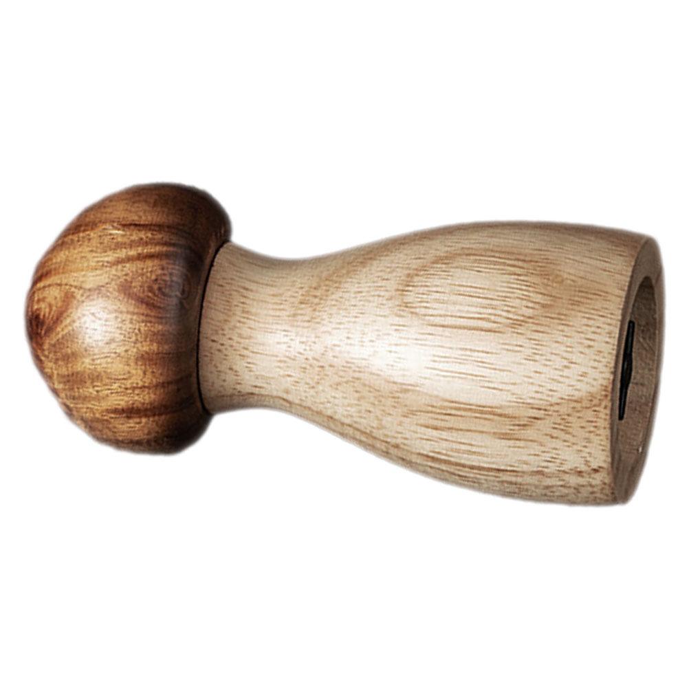 Wooden Handheld Pepper Mill Manual Spice Grinder Suitable for Kitchen Cooking Indoor Outdoor Barbecue Salt Refillable Convenient