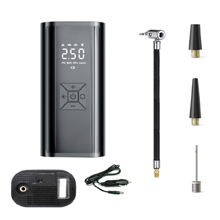 

Portable Air Compressor Electric Auto Tire Inflator Car Air Pump with LED Light