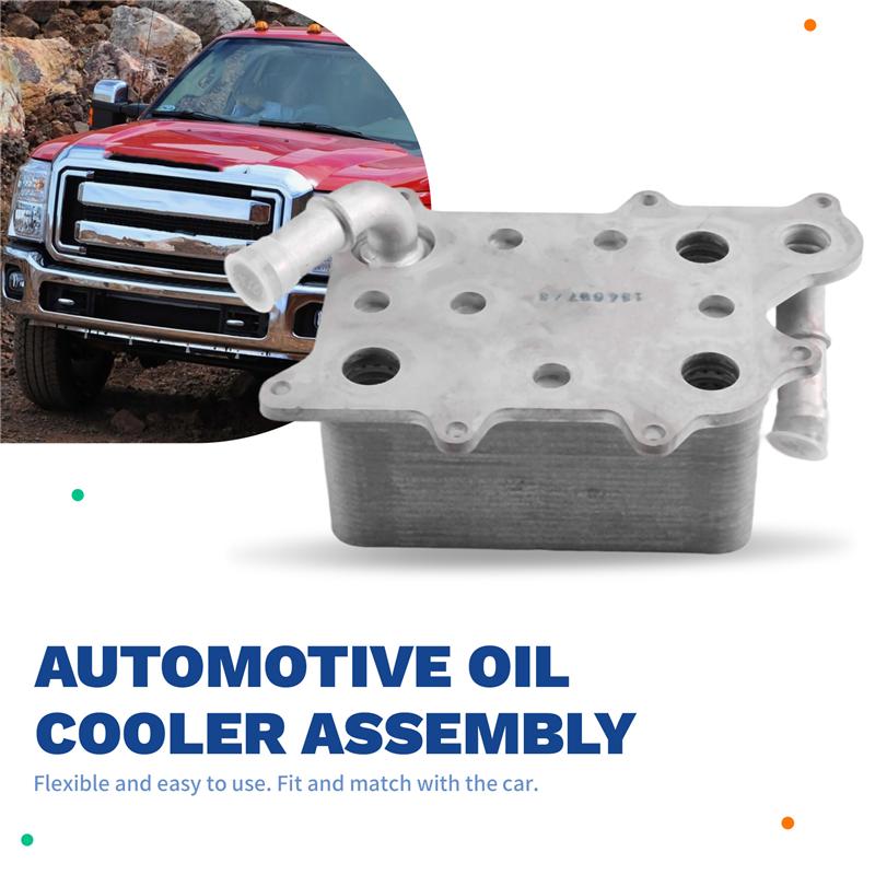 Efficientt-For Ford F-250 F350 F-450 201-2015 Transmission Oil Cooler HC3Z-6A642-A DC3Z-6L621-A/DC3Z-6L621-B HC3Z6A642A Radiator