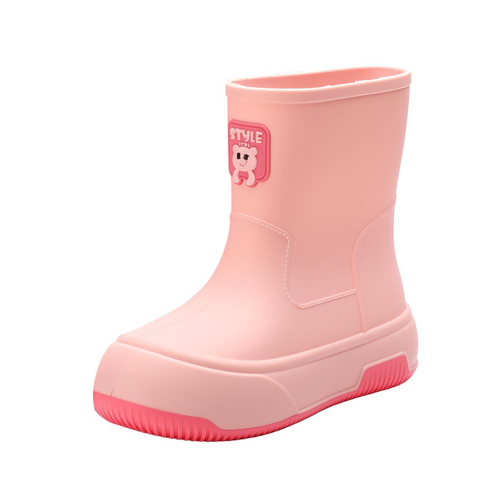 Rain Shoes Women's Lightweight Short Tube Water Shoes Bundle Women's Rain Boots Waterproof Ultra-light Fashion Soft Sole Outer Wear Women