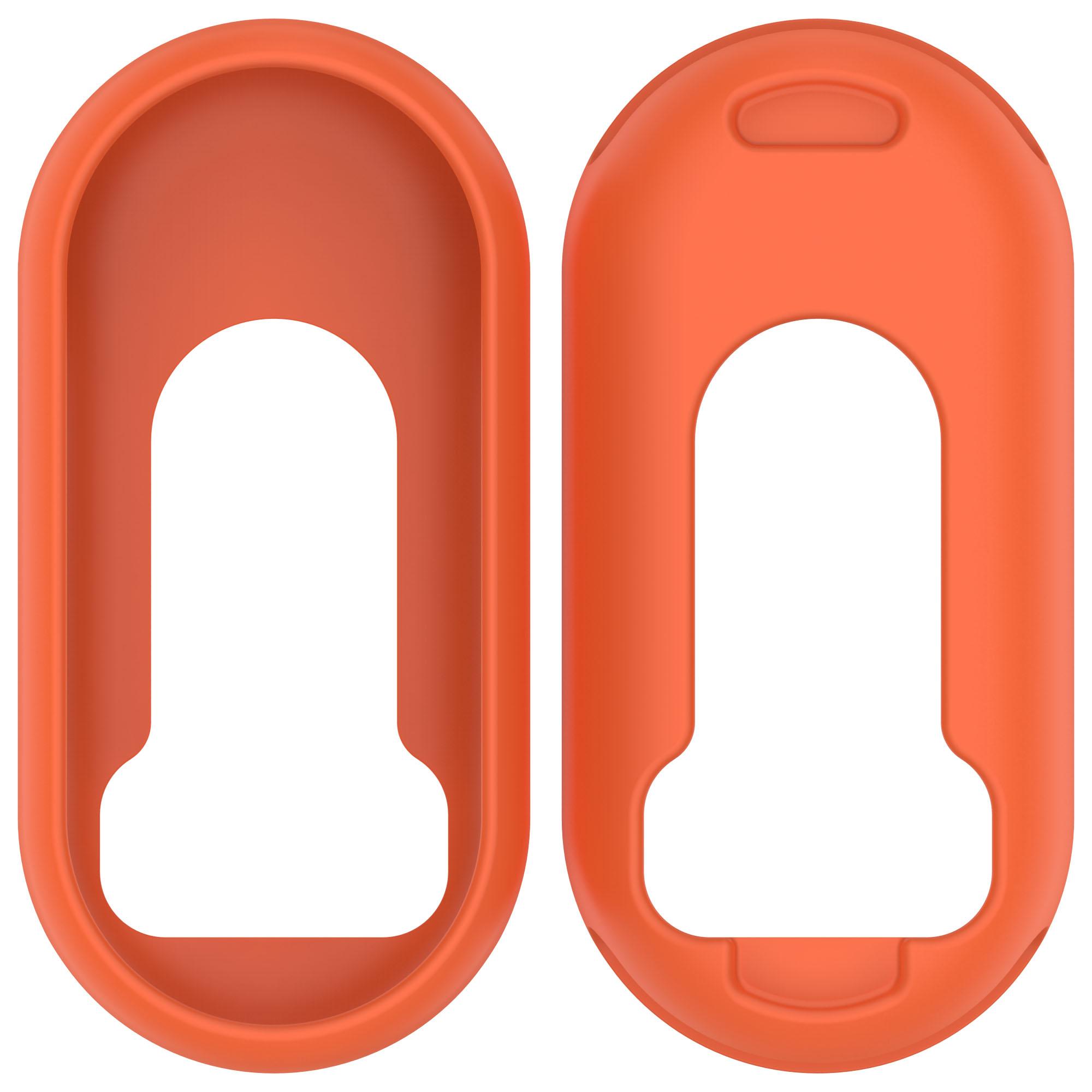 

Порожнистий захисний чохол для годинника для Xiaomi Mi Band 9/9NFC/Ceramic Силіконова захисна кришка для браслета Xiaomi 8 /8NFC Аксесуари Universal помаранчевий