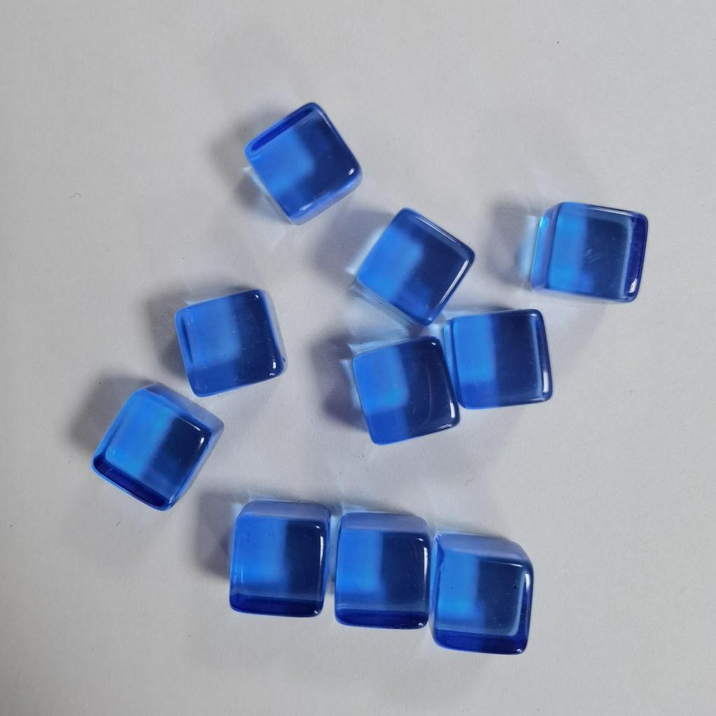 Glossy Transparent 10MM Acrylic Dice for Table Games