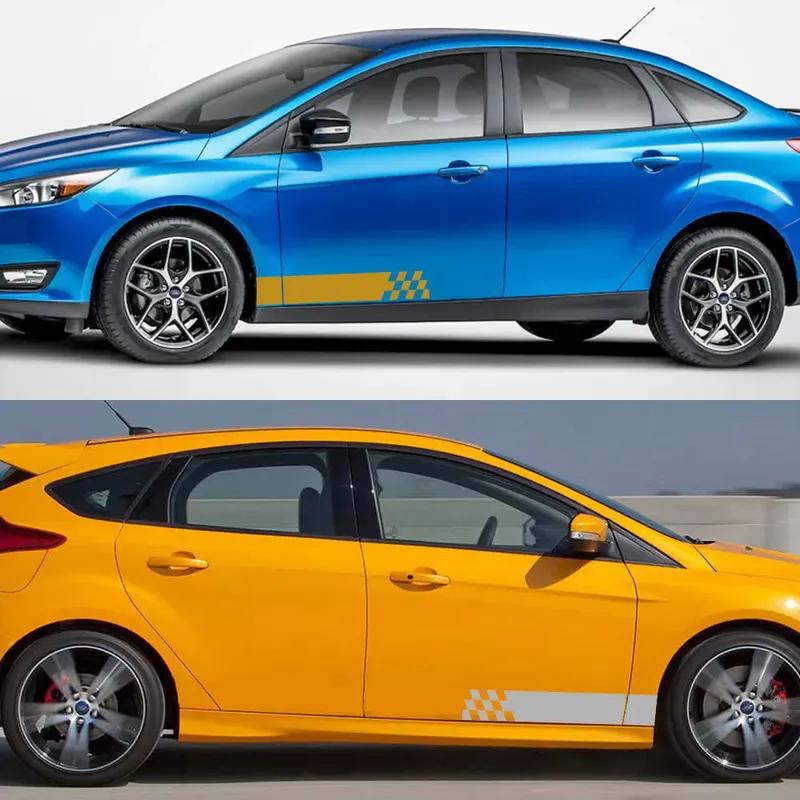 Car Door Side Stickers Auto Racing Sport Stripe Graphic Vinyl Film Decor Decal Tuning Accessories for Cars SUV Pickup Truck