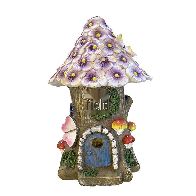 

Солнечный Садовый Домик на Дереве Орнамент Статуэтка Ночник