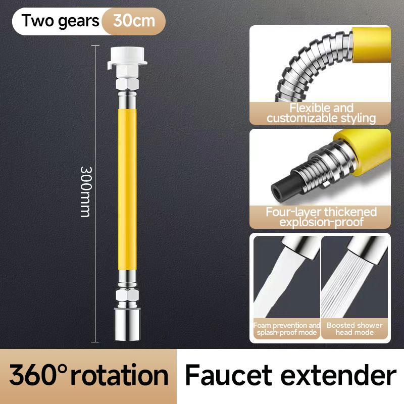 

2 режима удлинитель для смесителя, удлинитель для ванной комнаты, регулируемый, свободный изгиб, защита от брызг, универсальный удлинитель на 360 градусов, адаптер для кухни