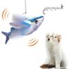 Plush Electric Flying Fish Cat Toy USB Flapping Fish Toy New Simulation Cat Toy Indoor Cats
