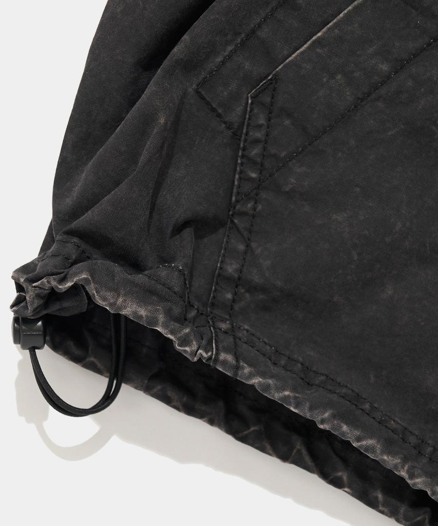 Columbia University Urban Washed Wooven Zip-Up Jacket_Black