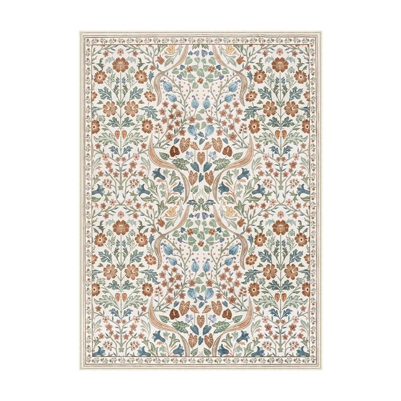Living Room Carpet Bedroom Sofa Bedside Mat Soft Short Pile Large Area Rug Bohemian Colorful Floral Style Home Decoration Rugs