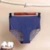 Womens Period Underwear With Lace Trim 4-Layer Leak-Proof Antibacterial Cotton Blend Menstrual Panties